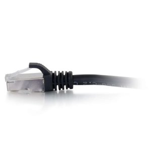 C2G 2m Cat6a Booted Shielded (SSTP) Network Patch Cable - Black