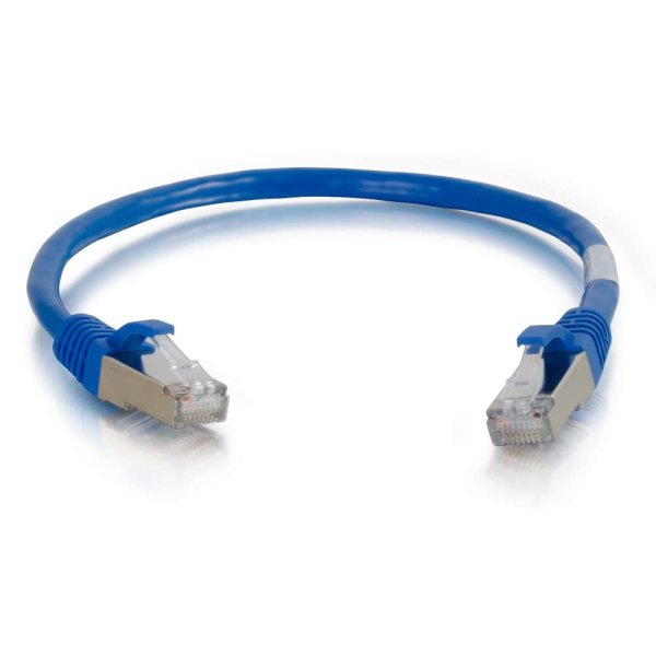 C2G Cat6a SSTP 15m networking cable Blue S/FTP (S-STP)