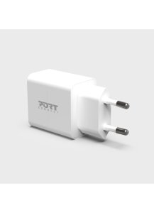 Port Designs 900069-EU mobile device charger Smartphone, Tablet White AC Fast charging Indoor