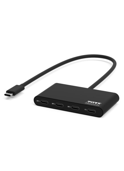 Port Designs 900147 interface hub USB Type-C 5000 Mbit/s Black