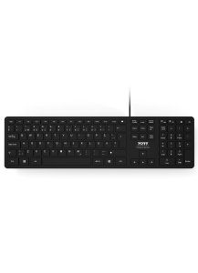 Port Designs 900754-UK keyboard Office USB QWERTY UK English Black