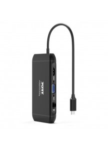 Port Designs 901913 interface hub USB 2.0 Type-C 5000 Mbit/s Black