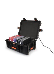 Port Designs 901952 portable device management cart/cabinet Portable device management cabinet Black, Orange