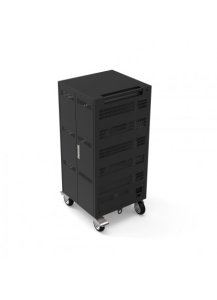 Port Designs 901974 portable device management cart/cabinet Portable device management cabinet Black