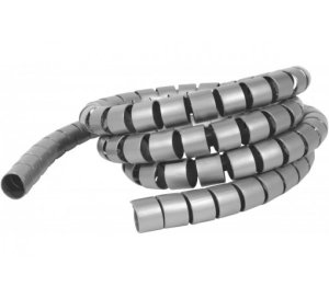 Spiral cable tidy Silver-30m