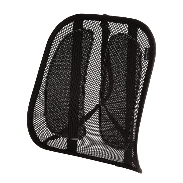 Fellowes Back Support for Office Chair - Office Suites Mesh Back Support with Mesh Fabric - H51.28 x W43.97 x D14.13cm