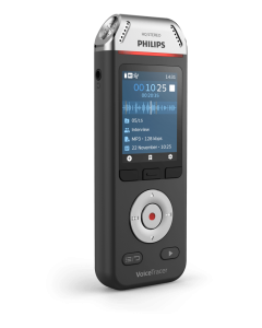 Philips Voice Tracer DVT2810/00 dictaphone Flash card Black, Chrome