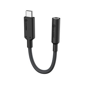 USB-C - 3.5mm, M/F, 0.1 m, Black