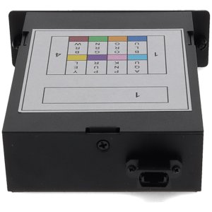 4-Bay Cassette 12-Fiber MPO In, 4 LC Duplex Out, Multi-mode Duplex OS2