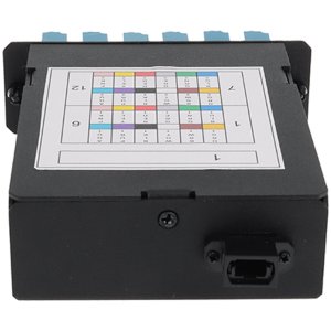 4-Bay Cassette 24-Fiber MPO In, 12 LC Duplex Out, Single-mode Duplex OS2 - MPO Type A