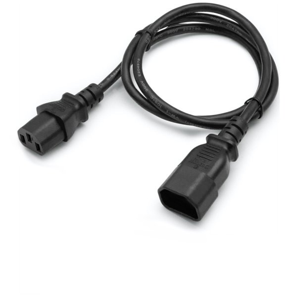 AddOn Networks ADD-515R2C1418AWG6FT power cable Black 1.8 m NEMA 5-15R C14 coupler