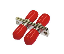 AddOn Networks ADD-ADPT-STFSTF-SD fibre optic adapter ST Red, Stainless steel