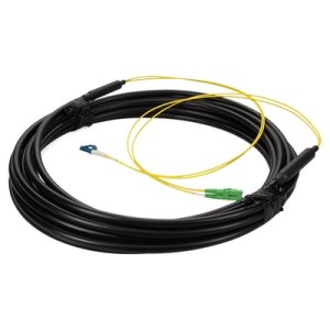 10m ALC (Male) to LC (Male) Black OS2 Duplex Fiber OFNR (Riser-Rated) Outdoor-rated Patch Cable