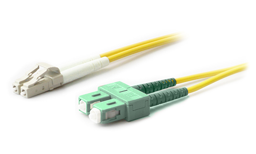 AddOn Networks 10M LC-SC/APC SMF 9/125 InfiniBand/fibre optic cable Yellow