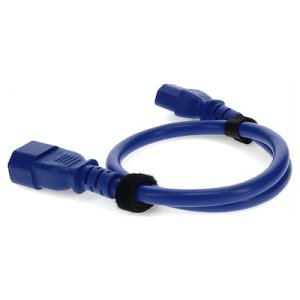 8ft C13 to C14 (Locking) 18AWG Blue 10A 100-250V Power Extension Cable