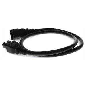 2.4 m, C14 to C15, 100-250V, 15A, black