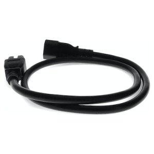 2.4 m, C14 to C15, 100-250V, 15A, black