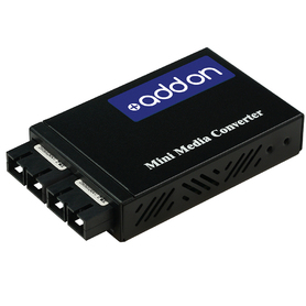 AddOn Networks ADD-FMCMN-MM13SM-2SC network media converter 100 Mbit/s 1310 nm Black