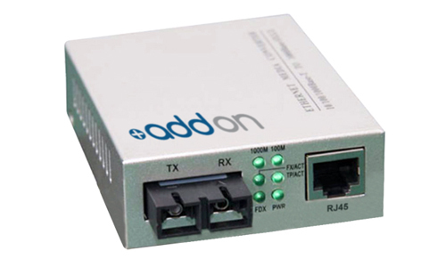 AddOn Networks ADD-GMC-LX-4SC network media converter 1000 Mbit/s 1310 nm Single-mode Grey