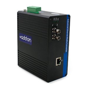 AddOn Networks ADD-IFMC-FX-1ST1 network media converter 100 Mbit/s 1310 nm Multi-mode Black