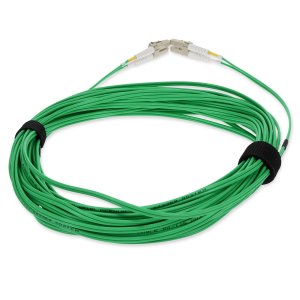 AddOn Networks ADD-LC-LC-1M5OM4P-GN-TAA InfiniBand/fibre optic cable 1 m LOMM Green