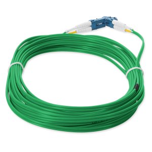 AddOn Networks ADD-LC-LC-1M9SMF-GN-TAA InfiniBand/fibre optic cable 1 m OFNR Green