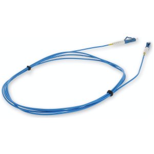 20ft LC (Male) to LC (Male) Blue OS2 Simplex Fiber OFNR (Riser-Rated) Patch Cable