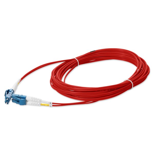 AddOn Networks ADD-LC-LC-2M9SMF-RD-TAA InfiniBand/fibre optic cable 2 m OFNR Red