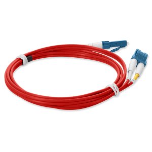 AddOn Networks ADD-LC-LC-2M9SMFP-RD-TAA InfiniBand/fibre optic cable 2 m OFNP Red