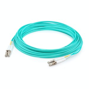 45m LC (Male) to LC (Male) Straight Aqua OS2 Duplex OFNR (Riser-Rated) Fiber Patch Cable