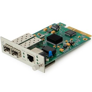 AddOn Networks ADD-MCC1GTX2SFP-FO network media converter Internal 1000 Mbit/s Green