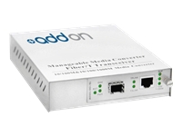 AddOn Networks ADD-MGMC-BX-DSC network media converter 1000 Mbit/s Single-mode White