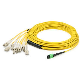 AddOn Networks ADD-MPO-4LC10M9SMFP InfiniBand/fibre optic cable 10 m 8x LC OFNP Yellow