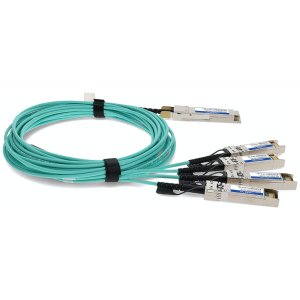 Arista Networks AOC-Q-4S-100G-7M to Cisco SFP-25G-AOC7M Compatible TAA Compliant 100GBase-AOC QSFP28 to 4xSFP28 Active Optical Cable (MMF, 850nm, 7m)