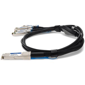 Arista Networks CAB-Q-4S-100G-3M to Mellanox MCP2M00-A003 Compatible TAA Compliant 100GBase-CU QSFP28 to 4xSFP28 Direct Attach Cable (Passive Twinax, 3m)