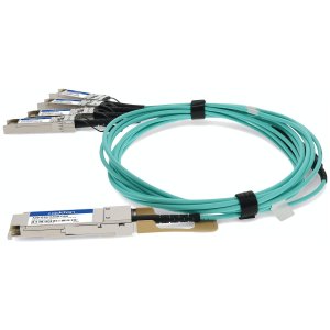 AddOn Networks ADD-Q28CIS28IN-O4M InfiniBand/fibre optic cable 4 m QSFP28 4x SFP28 AOC Aqua colour