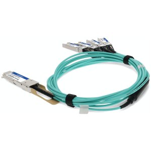 AddOn Networks ADD-Q28CIS28IN-O4M InfiniBand/fibre optic cable 4 m QSFP28 4x SFP28 AOC Aqua colour