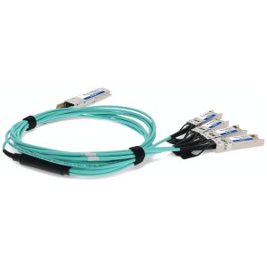 AddOn Networks ADD-Q28CIS28IN-O4M InfiniBand/fibre optic cable 4 m QSFP28 4x SFP28 AOC Aqua colour