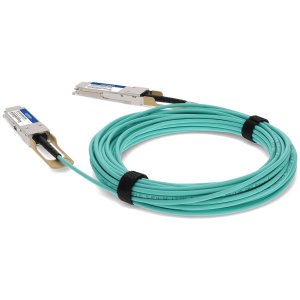 AddOn Networks ADD-Q28JUQ28MX-O10M InfiniBand/fibre optic cable 10 m QSFP28 AOC Aqua colour