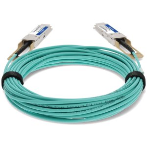 AddOn Networks ADD-Q28JUQ28MX-O10M InfiniBand/fibre optic cable 10 m QSFP28 AOC Aqua colour