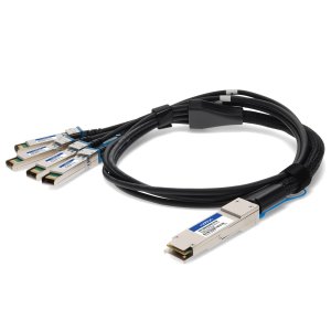 AddOn Networks ADD-Q28MUS28HPB-P0-5M InfiniBand/fibre optic cable 0.5 m QSFP28 4x SFP28 Black