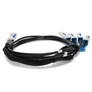 AddOn Networks ADD-Q28MUS28HPB-P0-5M InfiniBand/fibre optic cable 0.5 m QSFP28 4x SFP28 Black