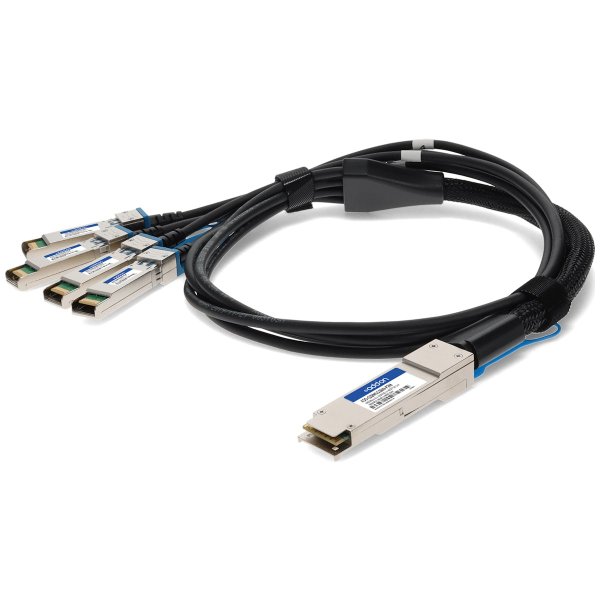 AddOn Networks ADD-Q28MUS28IN-P2M InfiniBand/fibre optic cable 2 m QSFP28 4xSFP28 Black