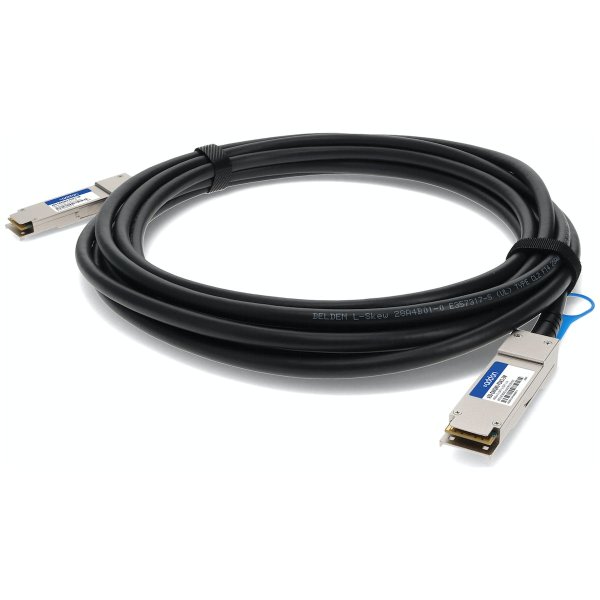 Arista Networks CAB-Q-Q-1-5M to Multiple OEM Compatible TAA Compliant 40GBase-CU QSFP+ to QSFP+ Direct Attach Cable (Passive Twinax, 1.5m)