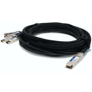 AddOn Networks ADD-QARSCI-PDAC3M InfiniBand/fibre optic cable 3 m QSFP+ 4xSFP+ Black