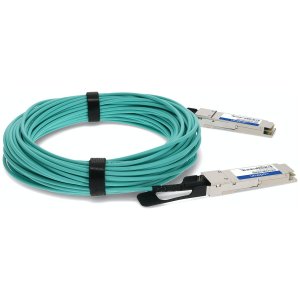 Cisco QSFP-H40G-AOC20M to Palo Alto Networks PAN-QSFP-AOC-20M Compatible TAA Compliant 40GBase-AOC QSFP+ to QSFP+ Direct Attach Cable (850nm, MMF, 20m)