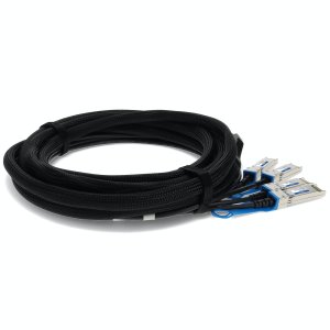 AddOn Networks ADD-QDESIN-PDAC3M InfiniBand/fibre optic cable 3 m QSFP+ 4x SFP+ Black