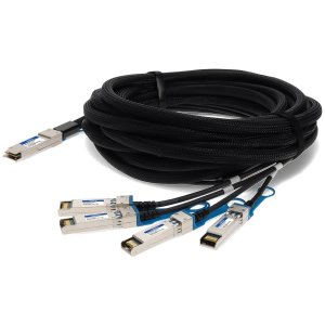 AddOn Networks ADD-QEXSHPA-ADAC7M InfiniBand/fibre optic cable 7 m QSFP+ 4xSFP+ Black