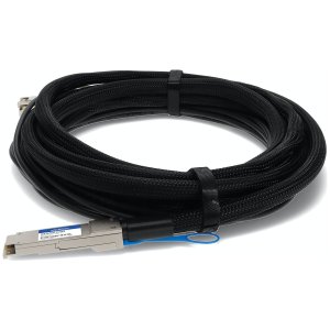 5 m, QSFP+ - 4x SFP+, CU, Passive, 40GBase, Black