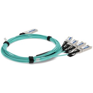 AddOn Networks ADD-QJUSCI-AOC4M InfiniBand/fibre optic cable 4 m QSFP+ 4x SFP+ AOC Aqua colour